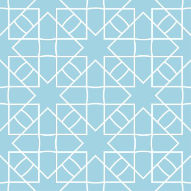 Lacivert geometrik süsleme. Web, Tekstil ve duvar kağıtları için seamless modeli