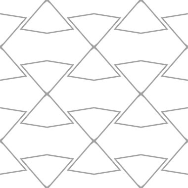 Işık gri geometrik süsleme. Web, Tekstil ve duvar kağıtları için seamless modeli