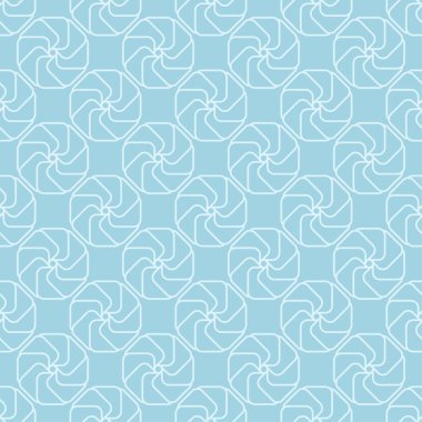 Işık mavi geometrik baskı. Web, Tekstil ve duvar kağıtları için seamless modeli