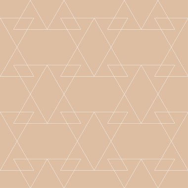 Bej ve beyaz geometrik yazdırın. Seamless modeli