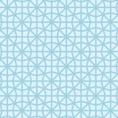 Hafif mavi geometrik tasarım. Web, Tekstil ve duvar kağıtları için seamless modeli