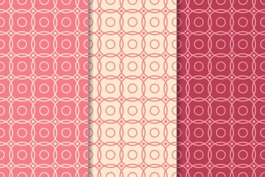 Kiraz kırmızı geometrik dikey Dikişsiz desen web, Tekstil ve duvar kağıtları için