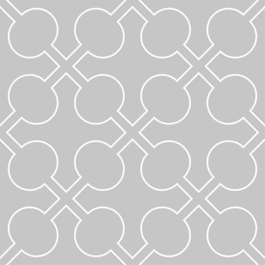 Gri ve beyaz geometrik süsleme. Web, Tekstil ve duvar kağıtları için seamless modeli