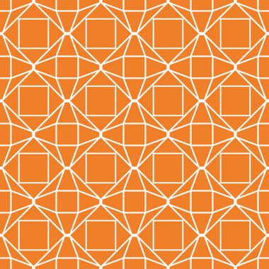 Turuncu geometrik tasarım. Web, Tekstil ve duvar kağıtları için seamless modeli