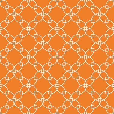 Turuncu geometrik tasarım. Web, Tekstil ve duvar kağıtları için seamless modeli