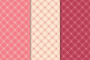 Kiraz kırmızı geometrik dikey Dikişsiz desen web, Tekstil ve duvar kağıtları için