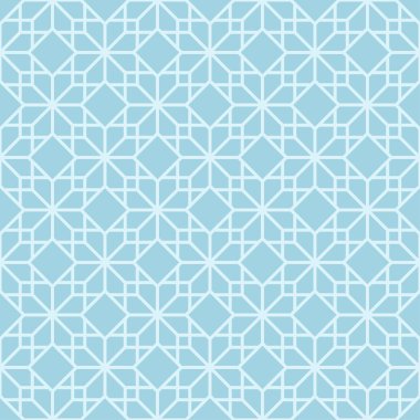 Hafif mavi geometrik tasarım. Web, Tekstil ve duvar kağıtları için seamless modeli