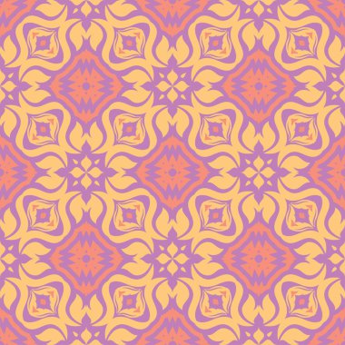 Çiçek seamless modeli. Parlak mor arka plan duvar kağıtları, Tekstil ve kumaş için renkli tasarımı ile