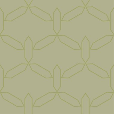 Zeytin yeşili geometrik süsleme. Web, Tekstil ve duvar kağıtları için seamless modeli