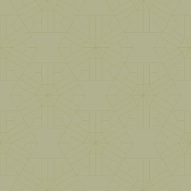 Zeytin yeşili geometrik yazdır. Web, Tekstil ve duvar kağıtları için seamless modeli