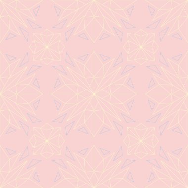 Çiçek sorunsuz arka plan. Duvar kağıtları, Tekstil ve kumaş için pembe, mavi ve sarı çiçek deseni