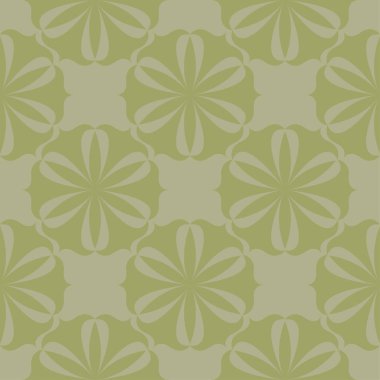 Zeytin yeşili çiçek süs tasarım. Tekstil ve duvar kağıtları için seamless modeli