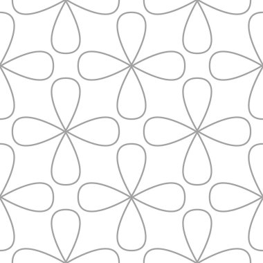 Işık gri geometrik süsleme. Web, Tekstil ve duvar kağıtları için seamless modeli