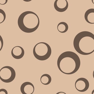 Bej ve kahverengi geometrik yazdırın. Web, Tekstil ve duvar kağıtları için seamless modeli