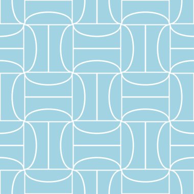 Soluk mavi geometrik baskı. Web, Tekstil ve duvar kağıtları için seamless modeli