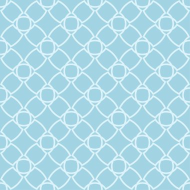 Hafif mavi geometrik süsleme. Web, Tekstil ve duvar kağıtları için seamless modeli
