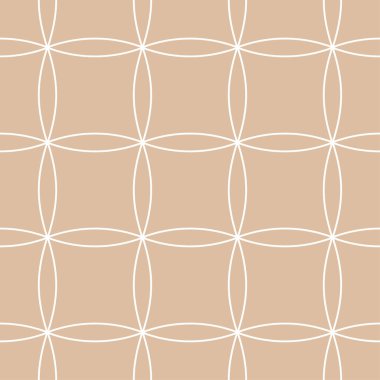 Bej ve beyaz geometrik seamless modeli web, Tekstil ve duvar kağıtları için