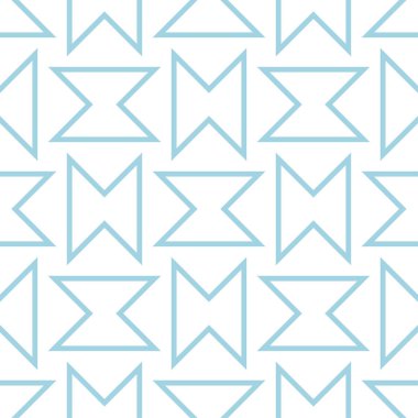 Beyaz ve lacivert geometrik süsleme. Web, Tekstil ve duvar kağıtları için seamless modeli