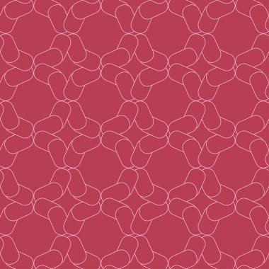 Kırmızı geometrik süsleme. Web, Tekstil ve duvar kağıtları için seamless modeli