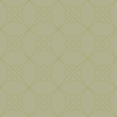 Zeytin yeşili geometrik süsleme. Web, Tekstil ve duvar kağıtları için seamless modeli