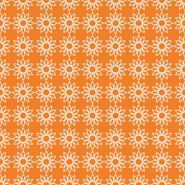 Turuncu geometrik süsleme. Web, Tekstil ve duvar kağıtları için seamless modeli