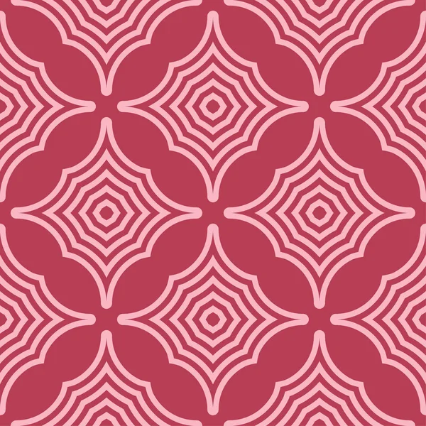 Geometrik süsleme. Kırmızı ve soluk pembe seamless modeli web, Tekstil ve duvar kağıtları için