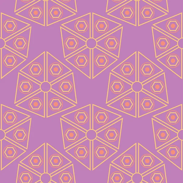 Violett Fuchsia Geometrisches Nahtloses Muster Heller Farbiger Hintergrund Für Tapeten — Stockvektor
