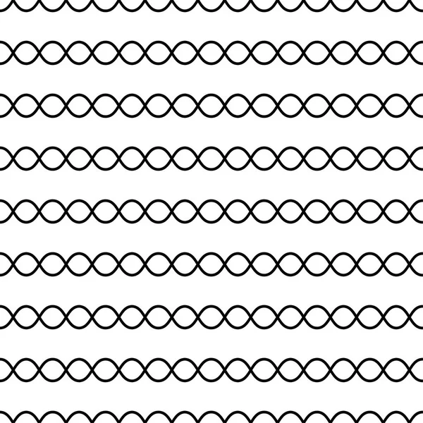 Geometrinen Koriste Musta Valkoinen Saumaton Kuvio Web Tekstiili Taustakuvat — vektorikuva