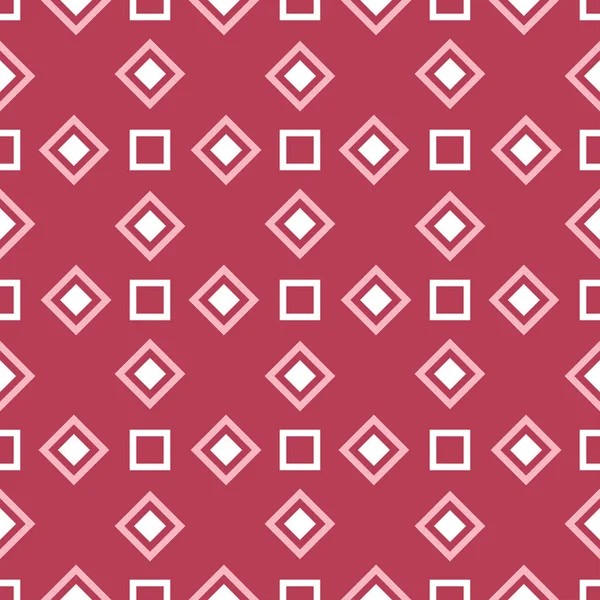 Geometrik Arka Plan Kırmızı Bej Dikişsiz Desen Duvar Kağıtları Tekstil — Stok Vektör