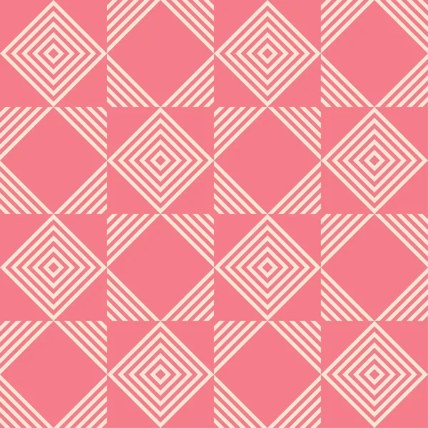 Patrón Geométrico Rosa Beige Sin Costura Abstracta Fondo Para Fondos — Vector de stock