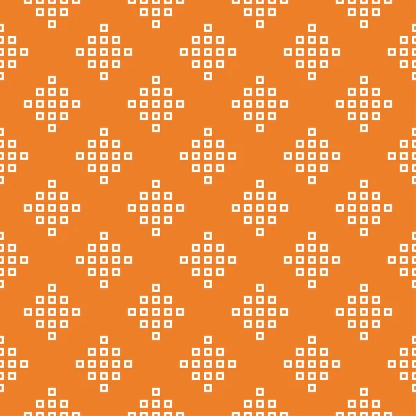 Turuncu geometrik süsleme. Web, Tekstil ve duvar kağıtları için seamless modeli
