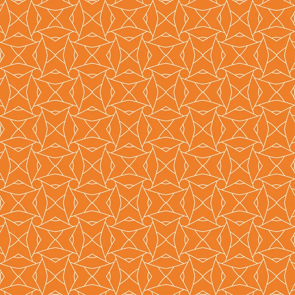 Turuncu geometrik süsleme. Web, Tekstil ve duvar kağıtları için seamless modeli