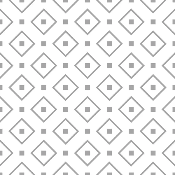 Šedá Geometrický Ornament Bílém Pozadí Vzor Bezešvé Pro Web Textil — Stockový vektor