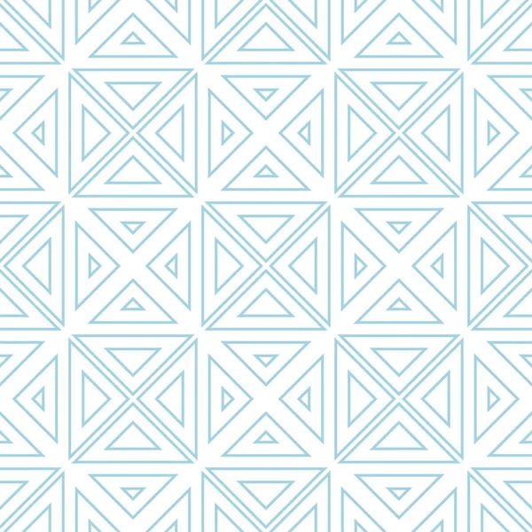 Beyaz ve mavi geometrik süsleme. Web, Tekstil ve duvar kağıtları için seamless modeli