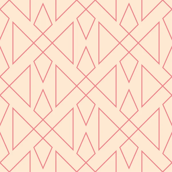 Geometrik süsleme. Kırmızı ve bej seamless modeli web, Tekstil ve duvar kağıtları için
