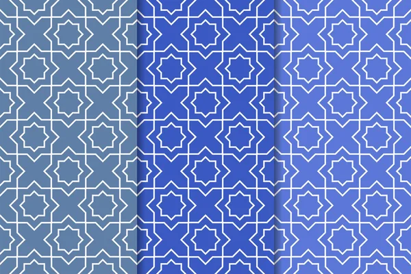 Mavi geometrik dikey Dikişsiz desen web, Tekstil ve duvar kağıtları için