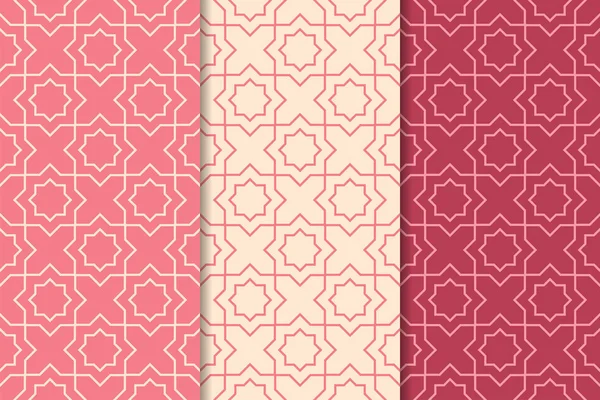 Kiraz kırmızı geometrik dikey Dikişsiz desen web, Tekstil ve duvar kağıtları için