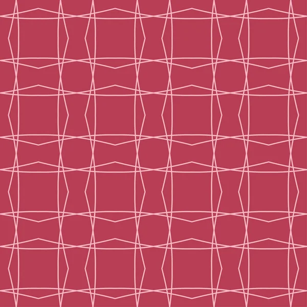 Kırmızı ve soluk pembe geometrik süsleme. Web, Tekstil ve duvar kağıtları için seamless modeli