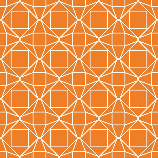 Design Géométrique Orange Modèle Sans Couture Pour Toile Textile Fonds — Image vectorielle