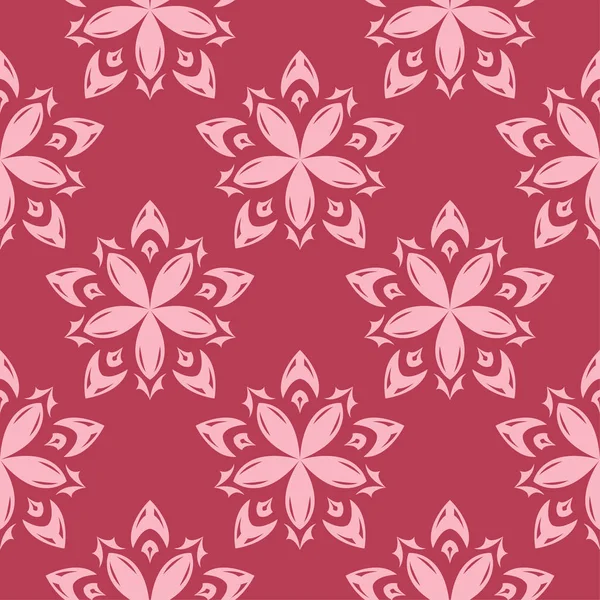 Kiraz pembe çiçek süsleme. Tekstil ve duvar kağıtları için seamless modeli