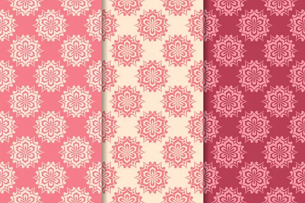 Kiraz kırmızı çiçekli süs tasarımlar. Duvar kağıtları ve kumaşlar için dikey Dikişsiz desen