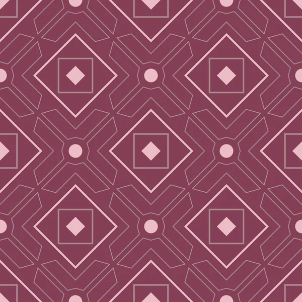 Geometrik seamless modeli. Mor kırmızı arka plan duvar kağıtları, Tekstil ve kumaş için