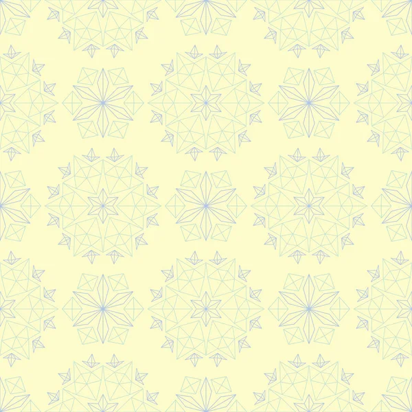 Çiçek seamless modeli. Bej renkli arka plan duvar kağıtları, Tekstil ve kumaş için mavi ve yeşil ışık çiçek öğeleri ile