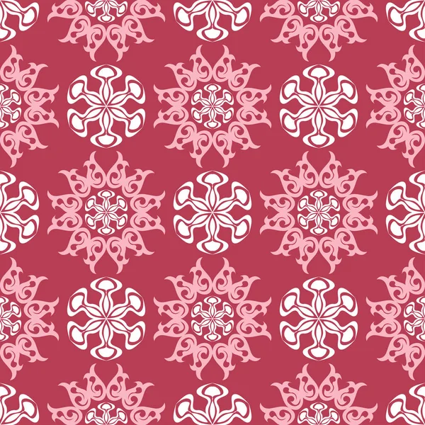 Çiçek seamless modeli. Arka plan duvar kağıtları, Tekstil ve kumaş kırmızı boyalı