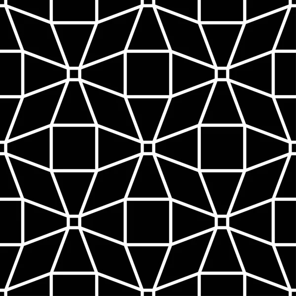 Geometrik süsleme. Siyah ve beyaz seamless modeli web, Tekstil ve duvar kağıtları için