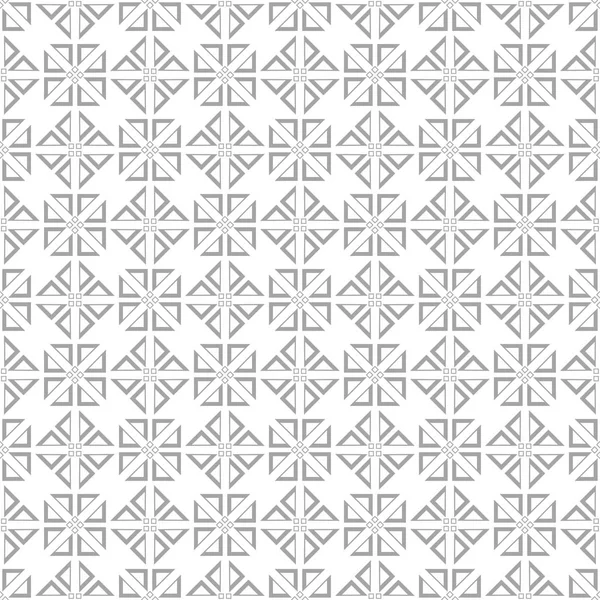 Beyaz arka planda gri geometrik süsleme. Web, Tekstil ve duvar kağıtları için seamless modeli