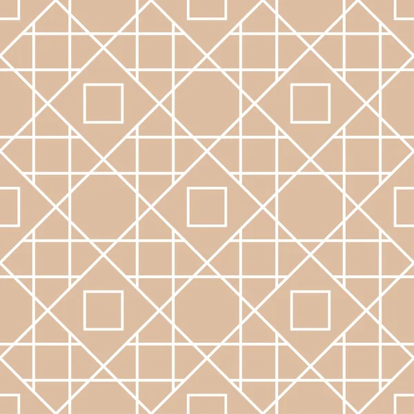Bej ve beyaz geometrik seamless modeli web, Tekstil ve duvar kağıtları için