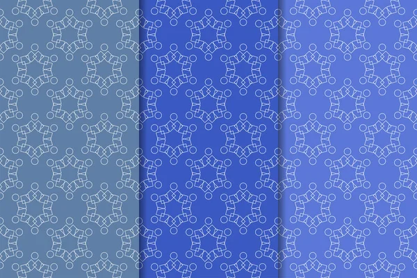 Mavi geometrik dikey Dikişsiz desen web, Tekstil ve duvar kağıtları için