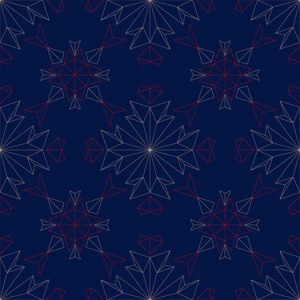 Kesintisiz mavi arka plan. Çiçek bej ve kırmızı desenli duvar kağıtları ve tekstil