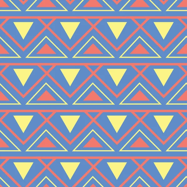 Geometrik arka plan. Mavi seamless modeli